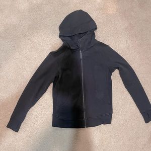 Lululemon black scuba zip-up hoodie